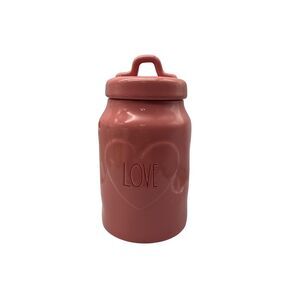 Rae Dunn Rose Valentine Heart Canister